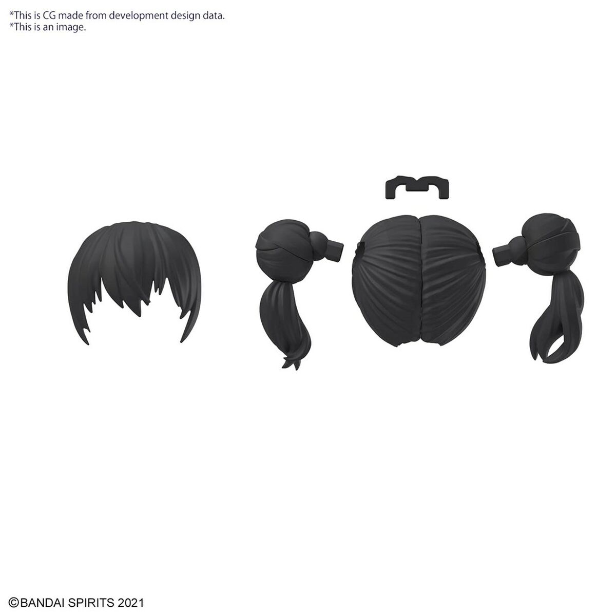Figura Coleccionable Bandai 30MS OPTION HAIR STYLE PARTS VOL.10 Plástico Animación y anime (4 Unidades)