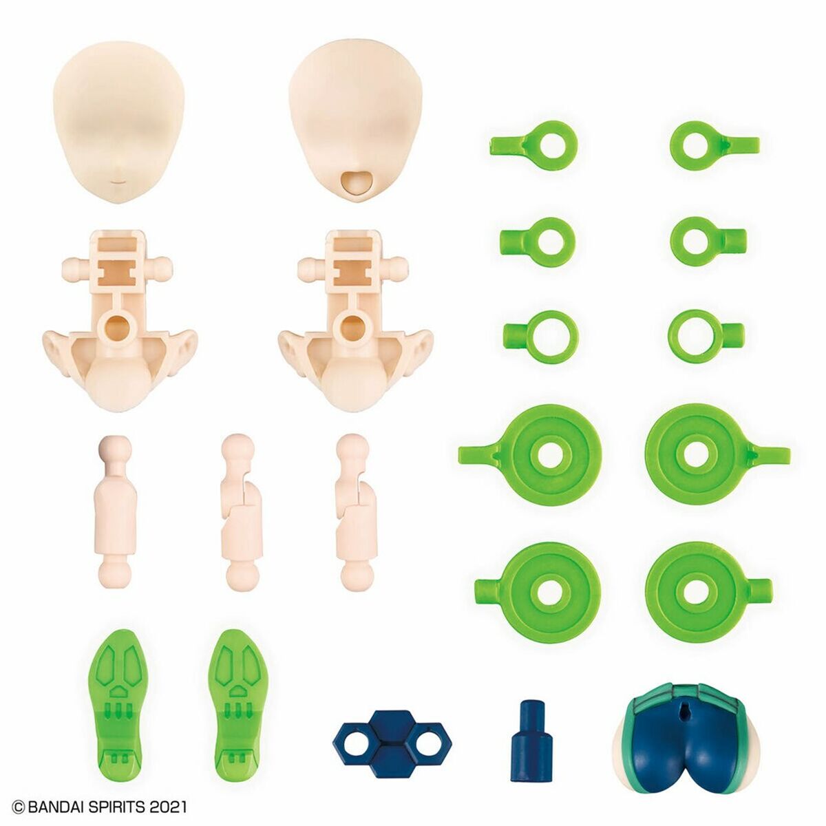 Figura Coleccionable Bandai 30MS OPTION BODY PARTS TYPE Plástico