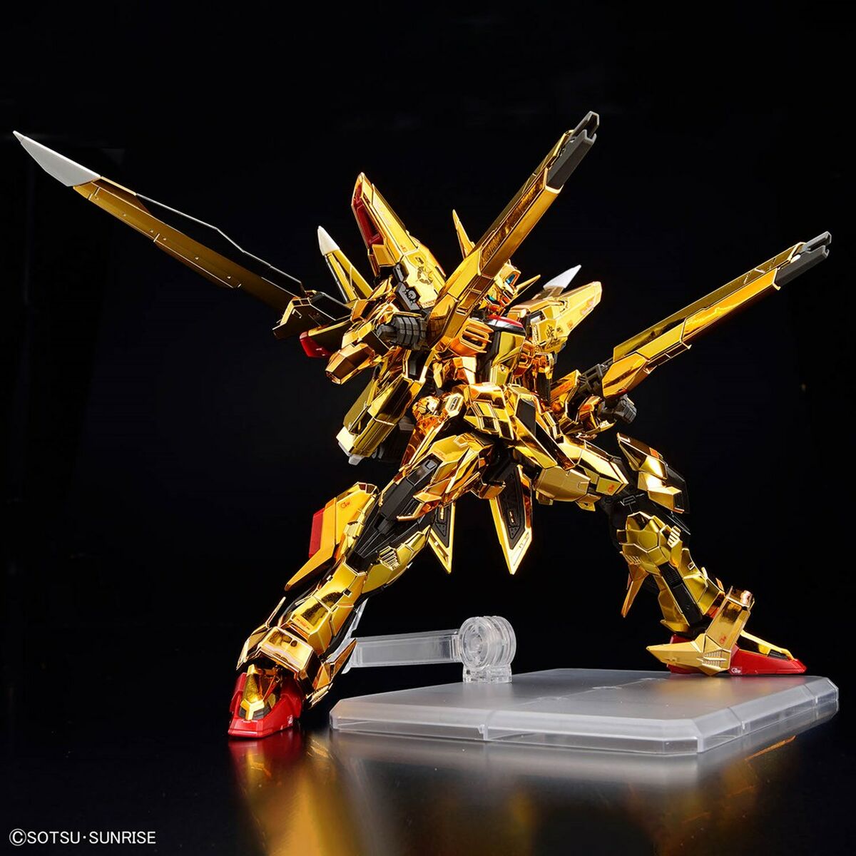 Figura Coleccionable Bandai RG 1/144 AKATSUKI GUNDAM OOWASHI unit Plástico Animación y anime
