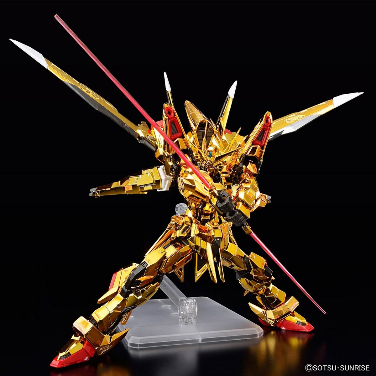Figura Coleccionable Bandai RG 1/144 AKATSUKI GUNDAM OOWASHI unit Plástico Animación y anime