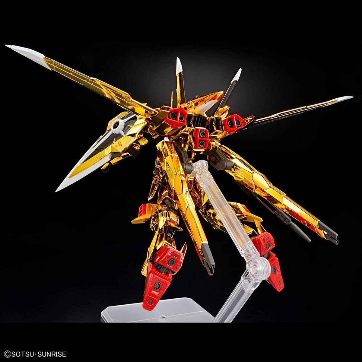 Figura Coleccionable Bandai RG 1/144 AKATSUKI GUNDAM OOWASHI unit Plástico Animación y anime