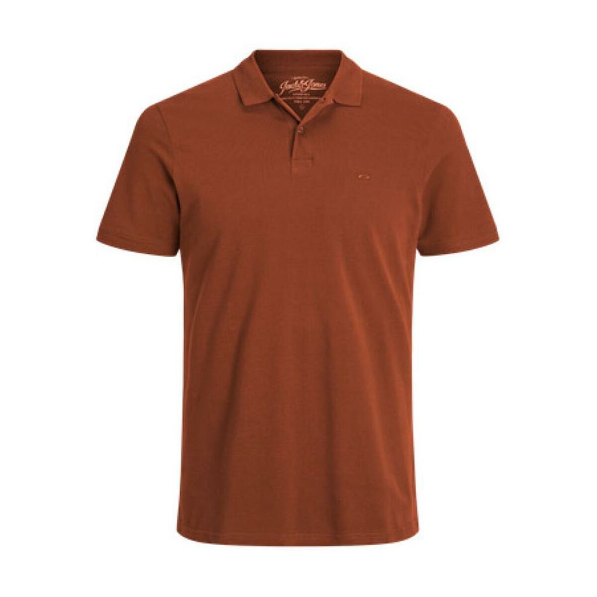 Polo de Manga Corta Hombre Jack & Jones JJEBASIC POLO SS NOS 12136516 Marrón