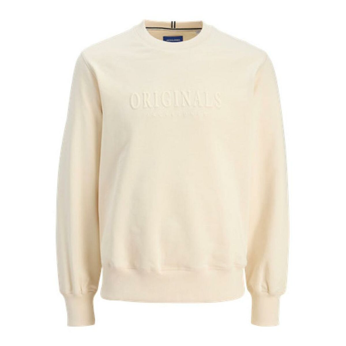Sudadera sin Capucha Hombre Jack & Jones JORFREDERIKSBERG Blanco