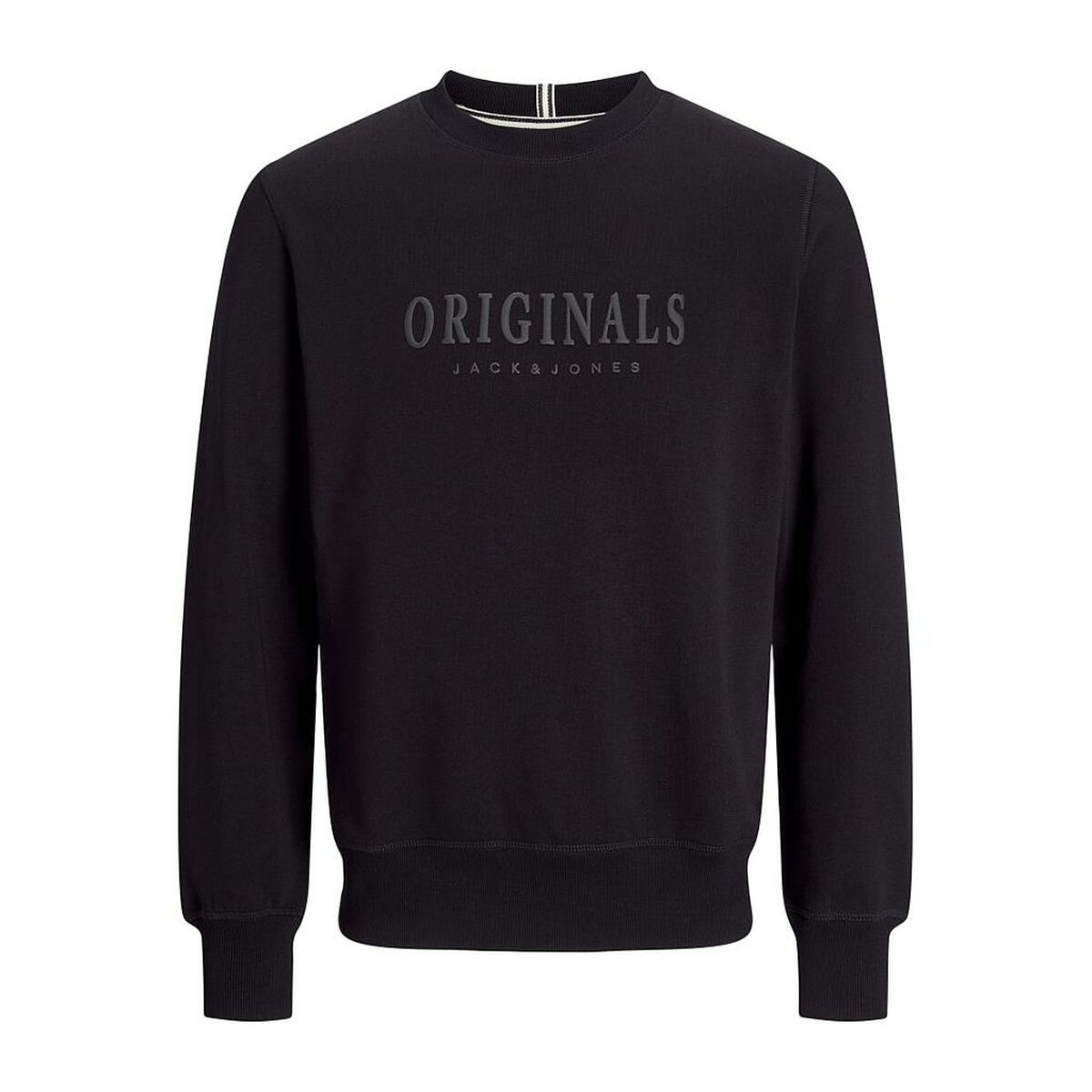 Sudadera sin Capucha Hombre Jack & Jones JORFREDERIKSBERG SWEAT 12265756 Negro