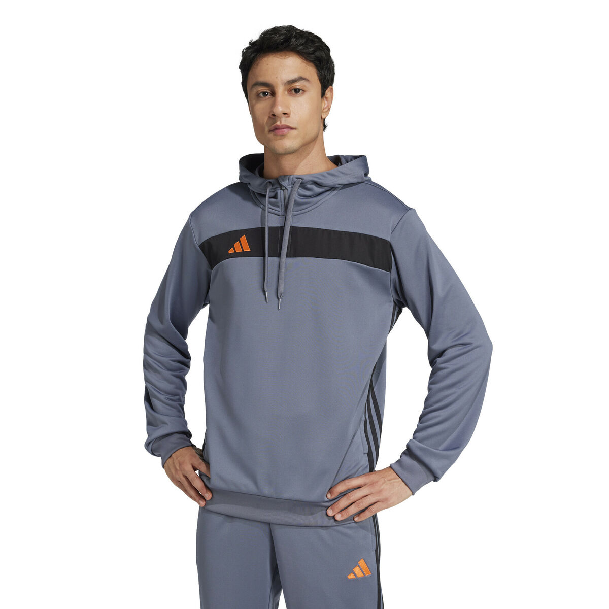 Sudadera con Capucha Hombre Adidas TIRO ES WSW HD JC5462 Gris