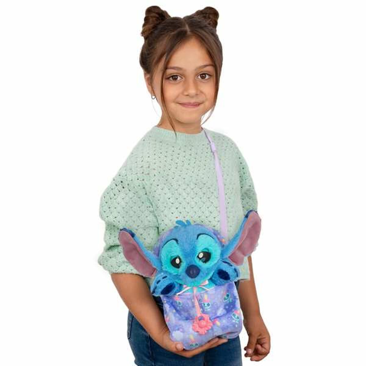 Peluche Stitch 10,30 x 19 x 11,20 cm Multicolor Plástico