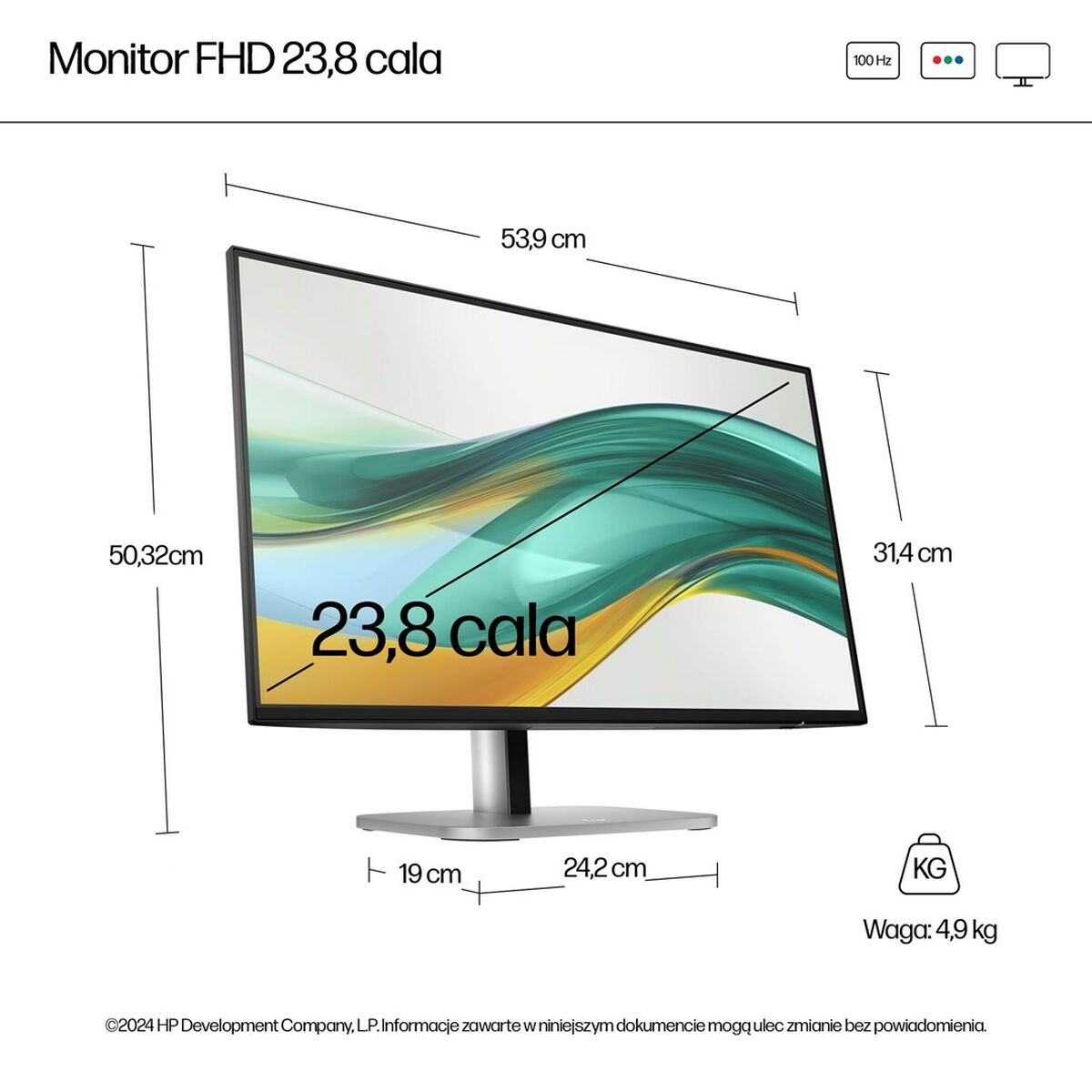 Monitor HP Series 5 Pro Full HD 23,8"