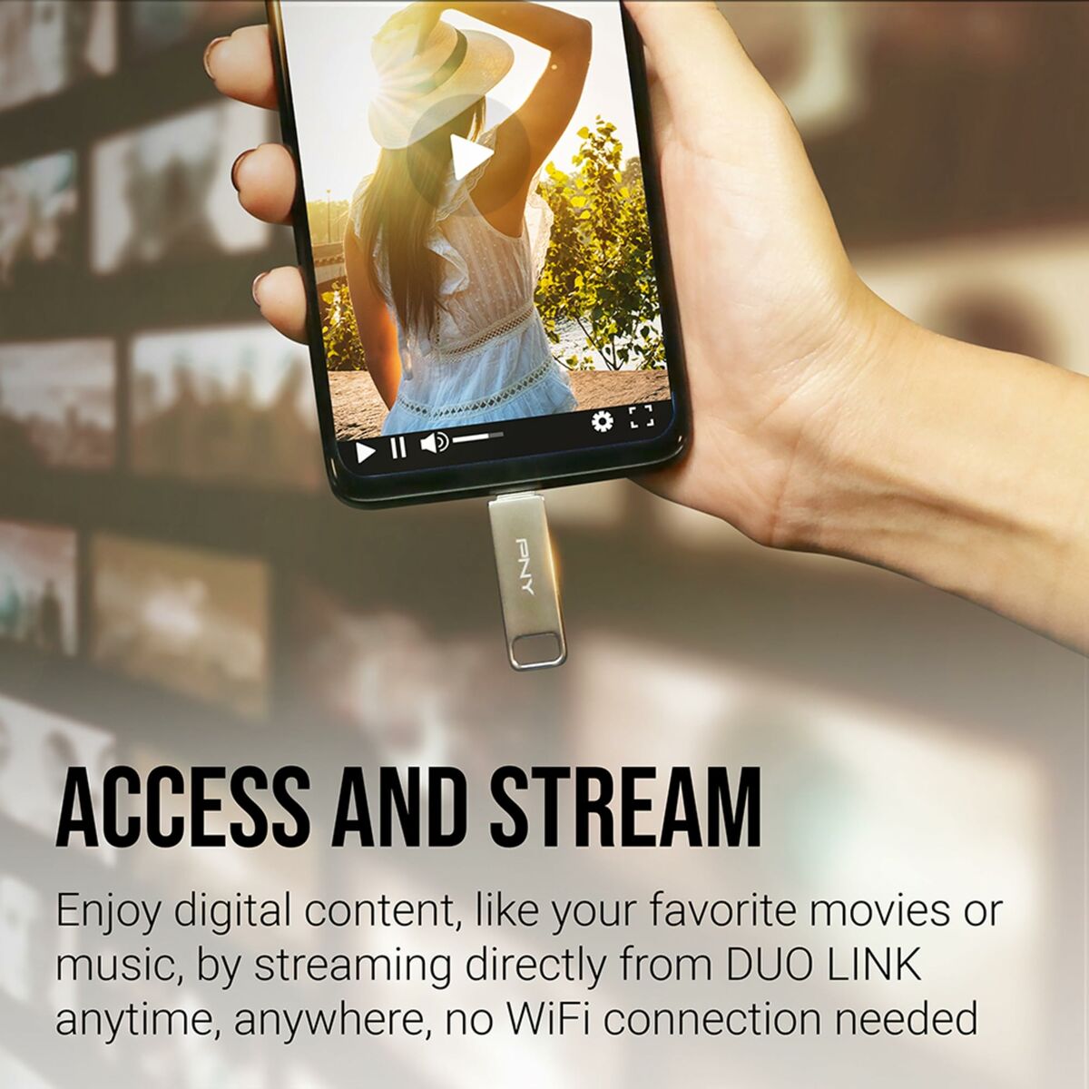 Memoria USB PNY P-FDI128DULINKTYC-GE