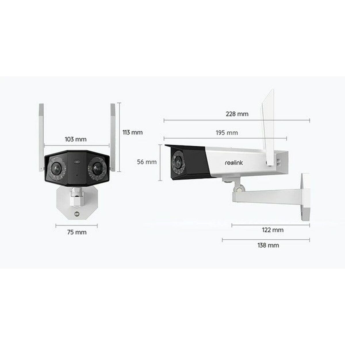 Videocámara de Vigilancia Reolink Duo Series W730