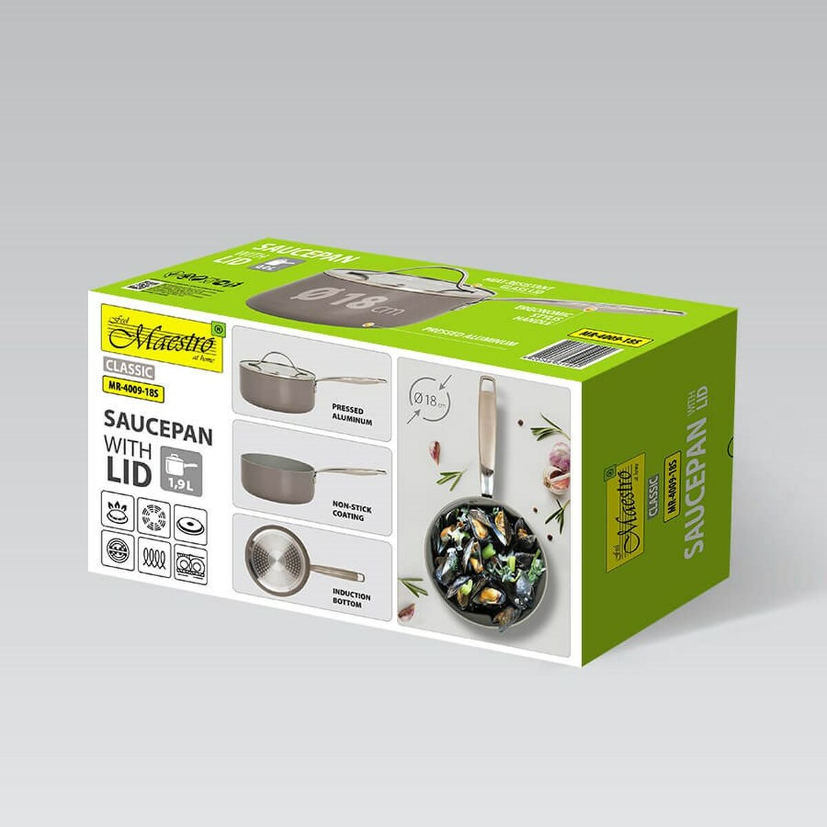 Sartén Feel Maestro MR-4009-18S