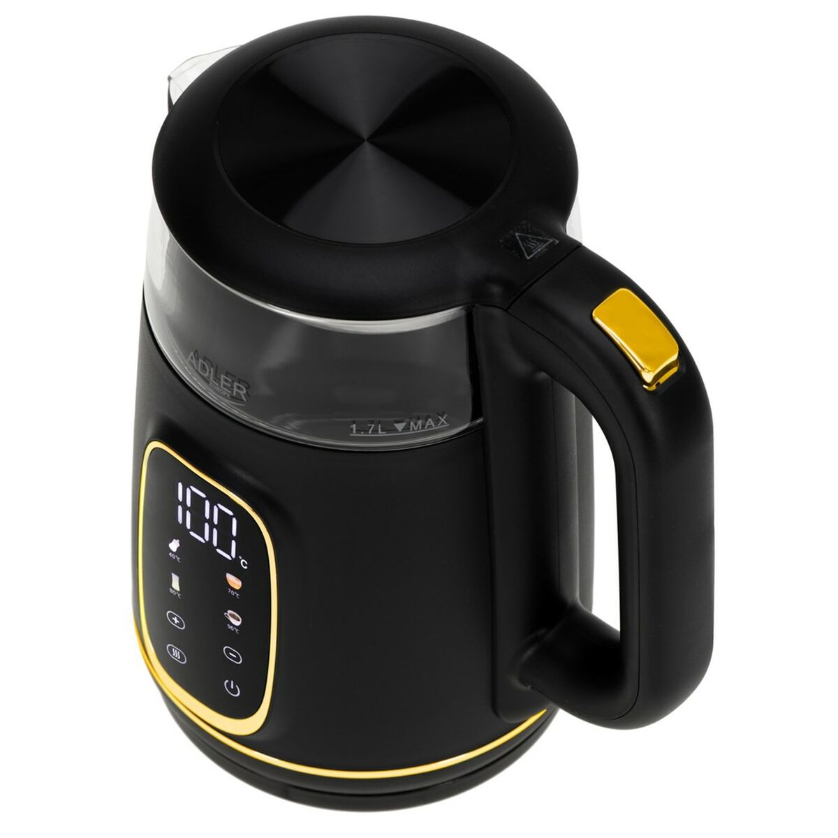 Hervidor Adler AD 1305bg Negro Oro 2200 W 1,7 L