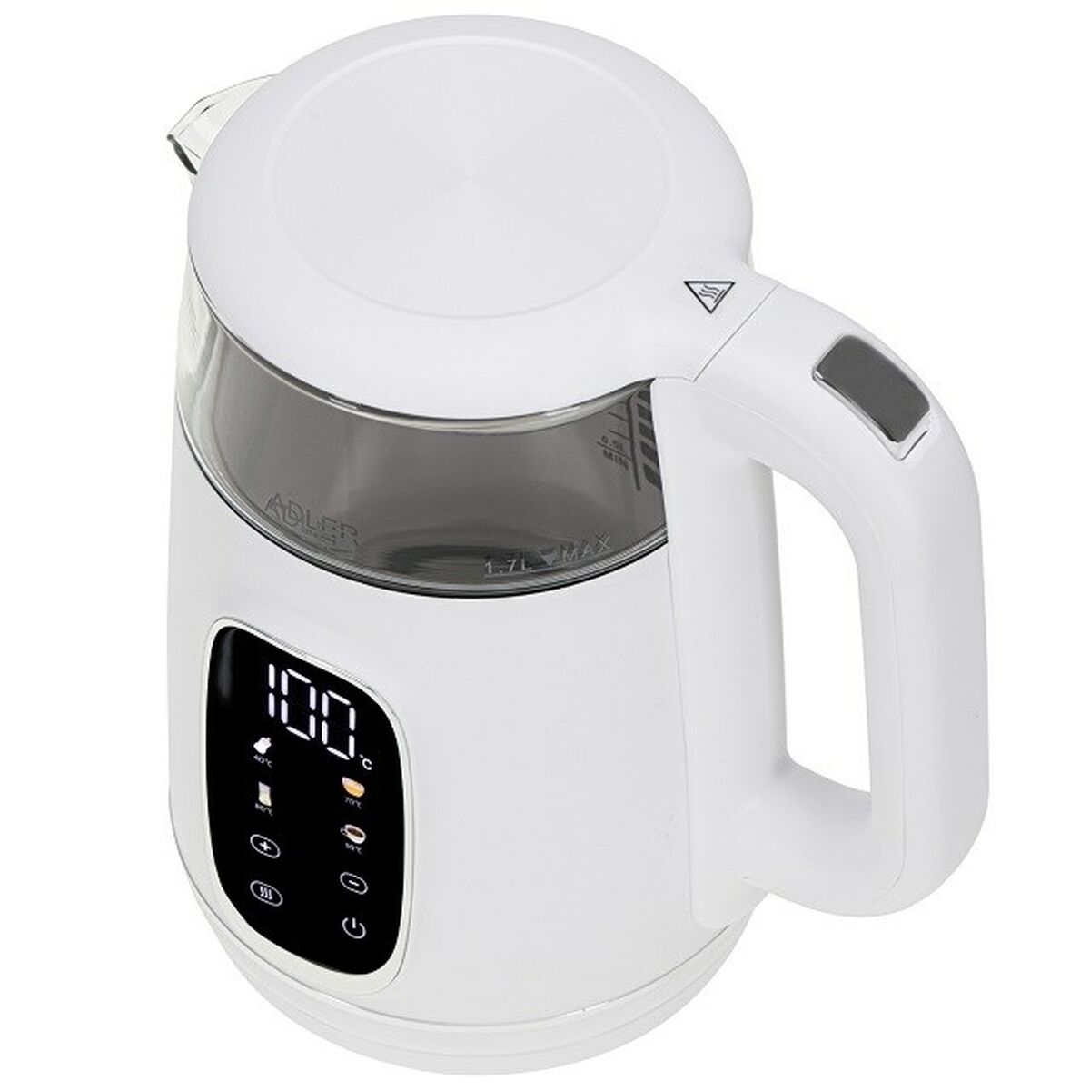 Hervidor Adler AD 1305ws Blanco Plateado 2200 W 1,7 L