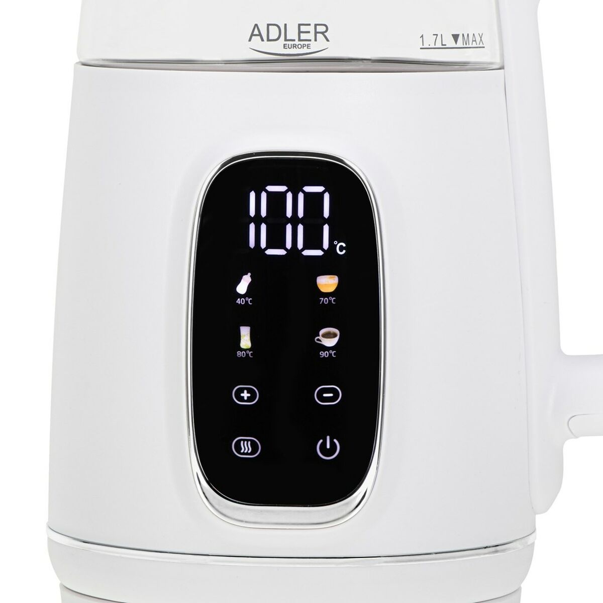 Hervidor Adler AD 1305ws Blanco Plateado 2200 W 1,7 L