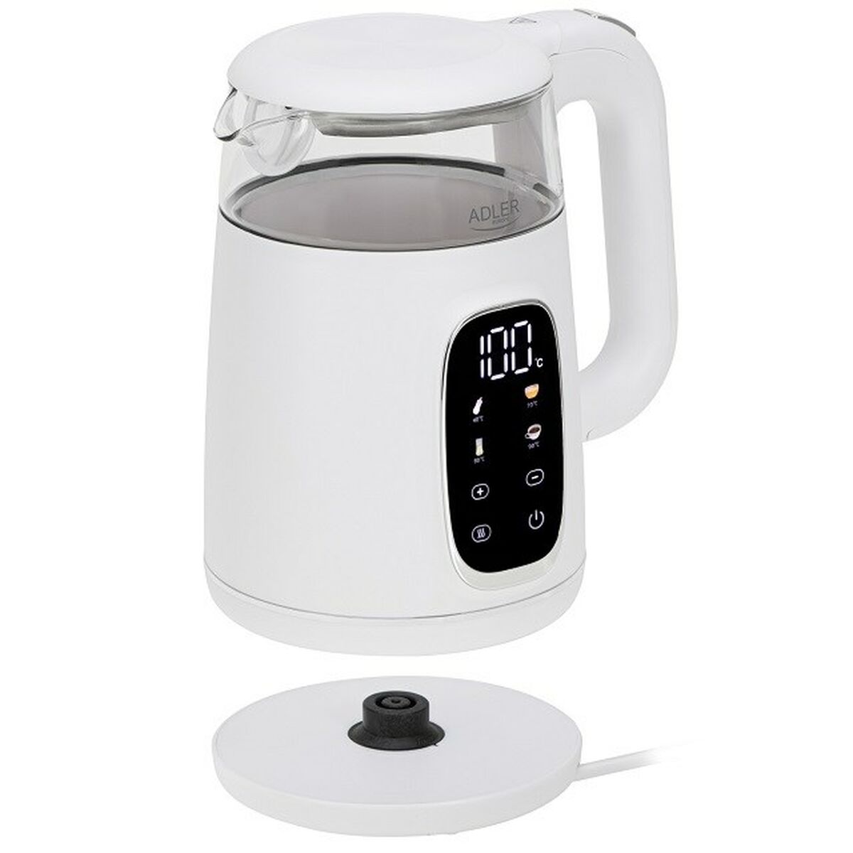 Hervidor Adler AD 1305ws Blanco Plateado 2200 W 1,7 L