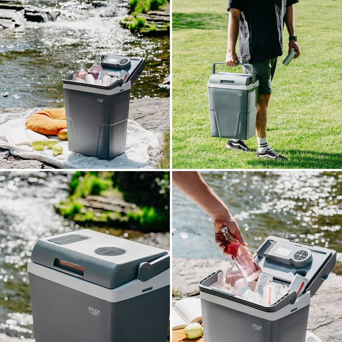 Mini Nevera Adler AD 8094 Gris 55 W