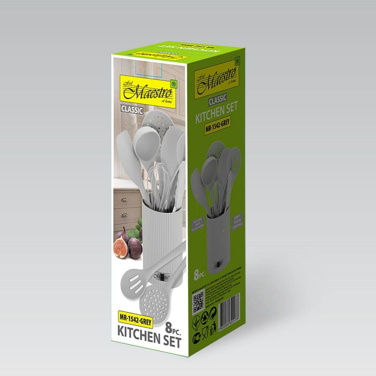 Juego de Cuchillos de Cocina y Soporte Feel Maestro MR-1542-GREY