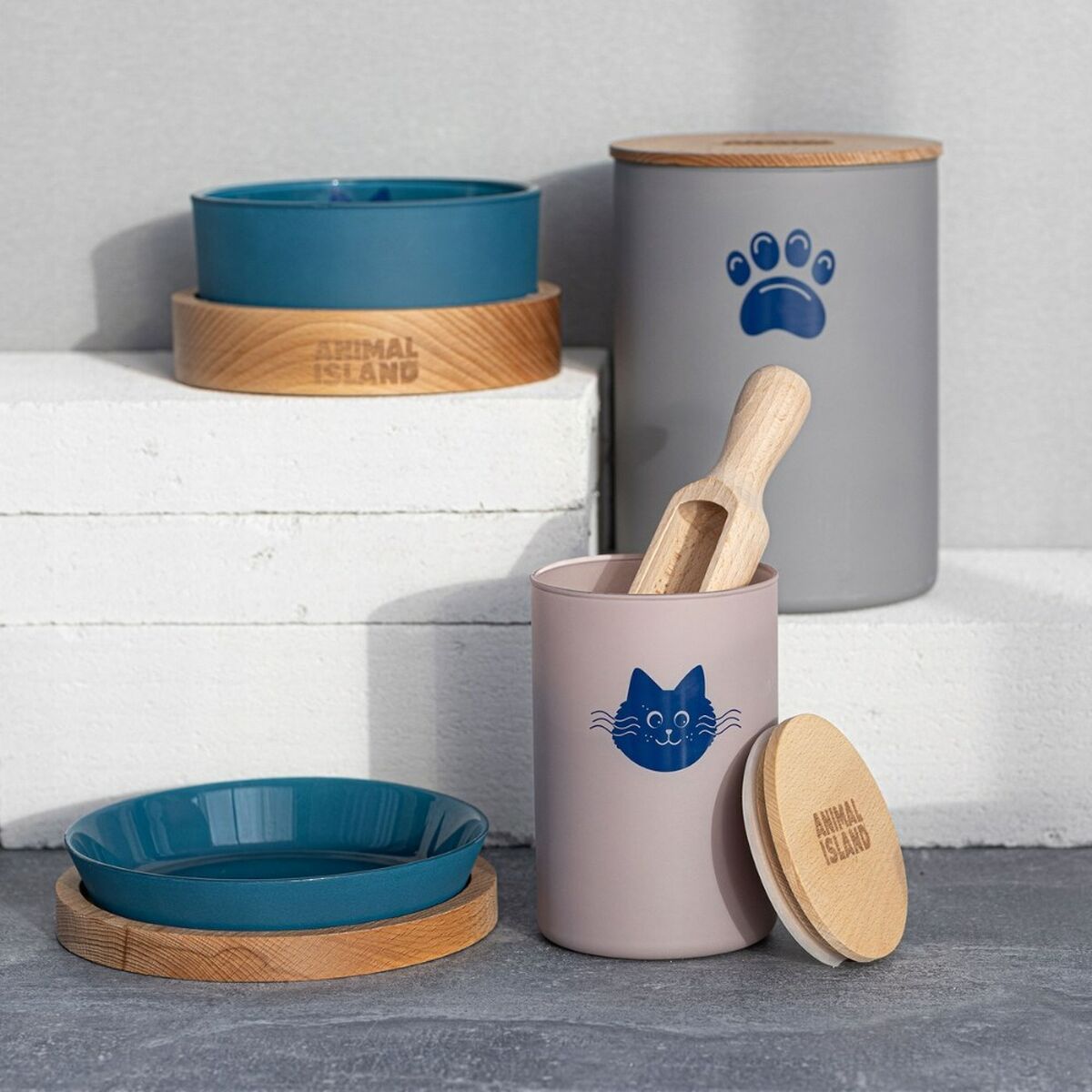 Comedero para Gato ANIMAL ISLAND