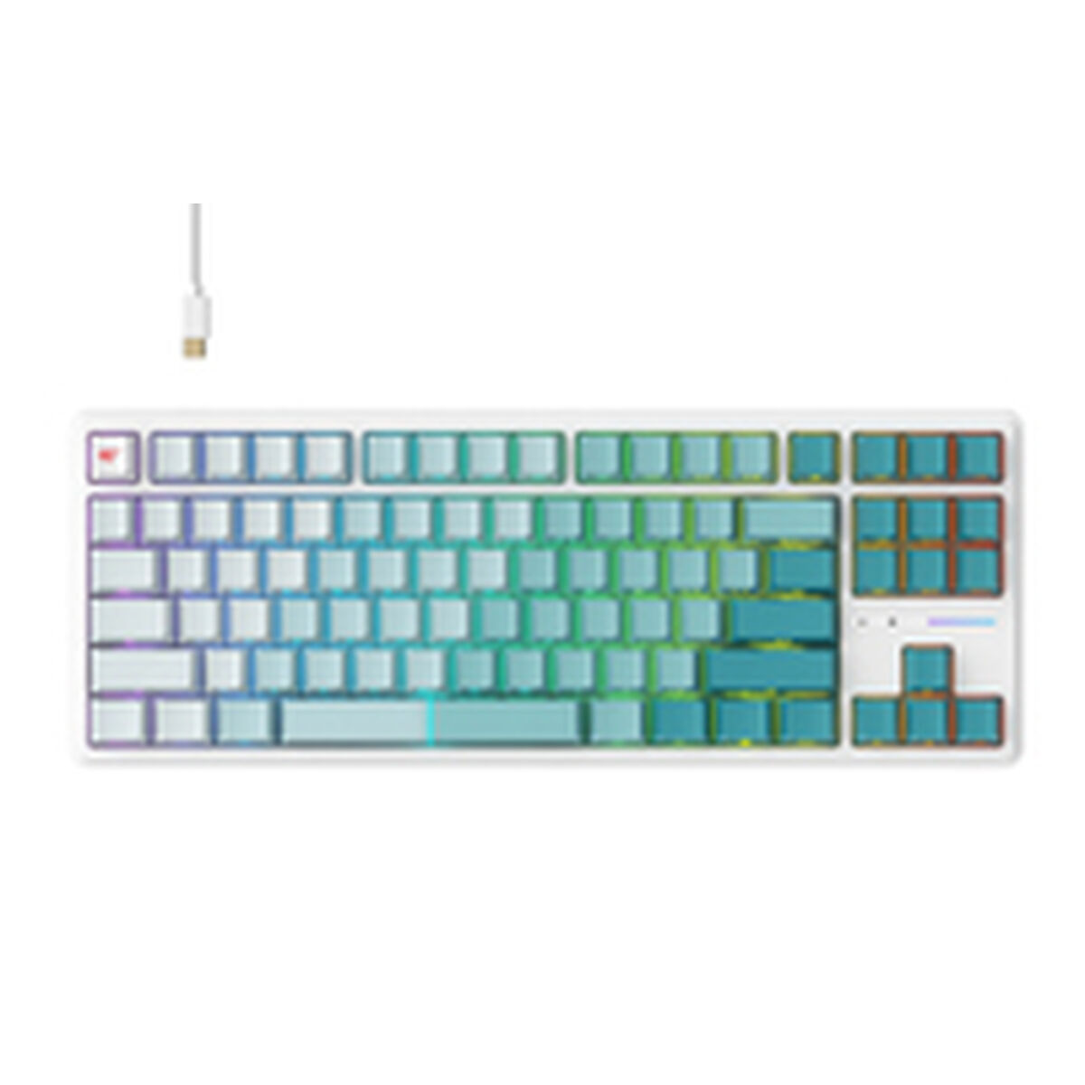 Teclado Havit KB901Lwg Blanco