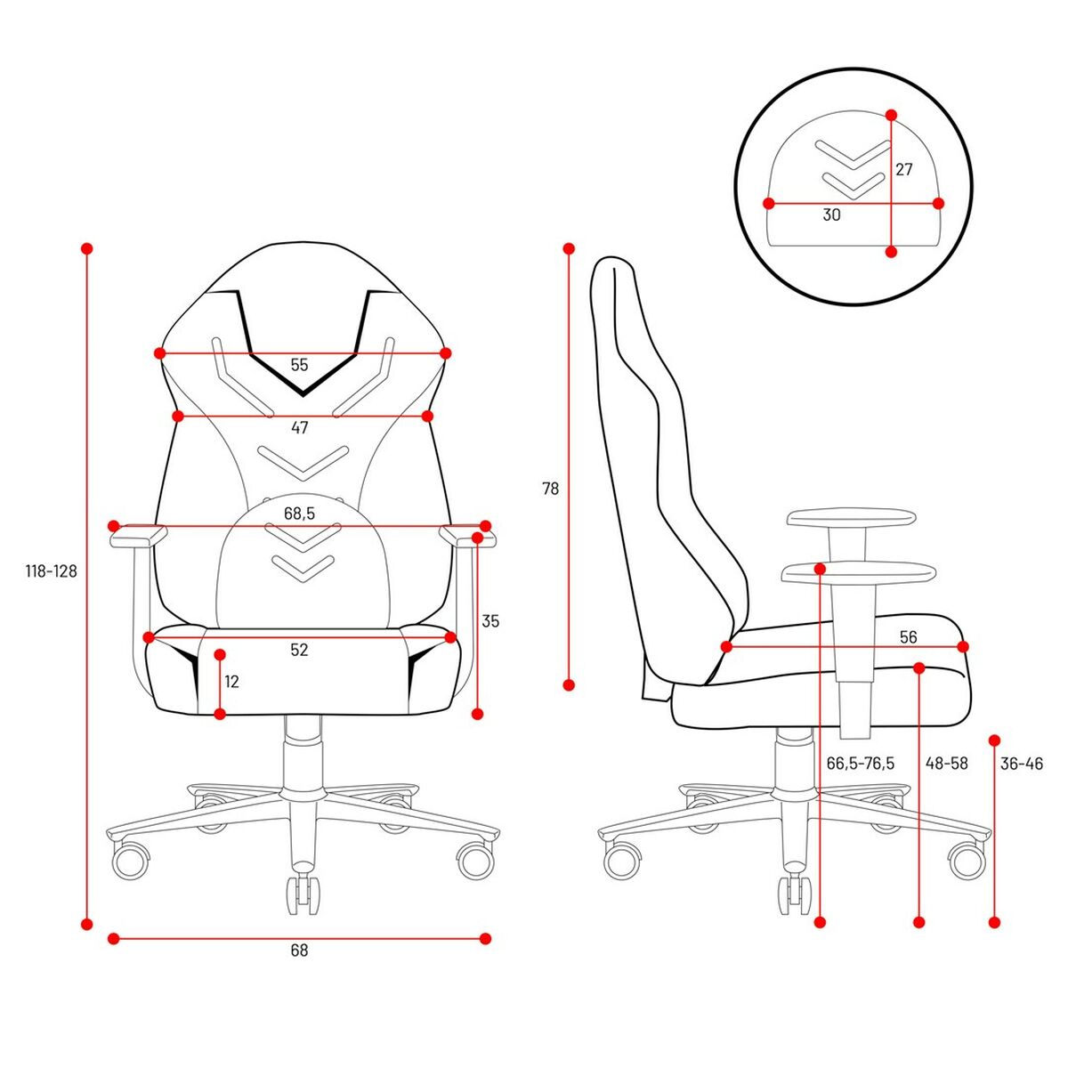 Silla Gaming Diablo Chairs 1191