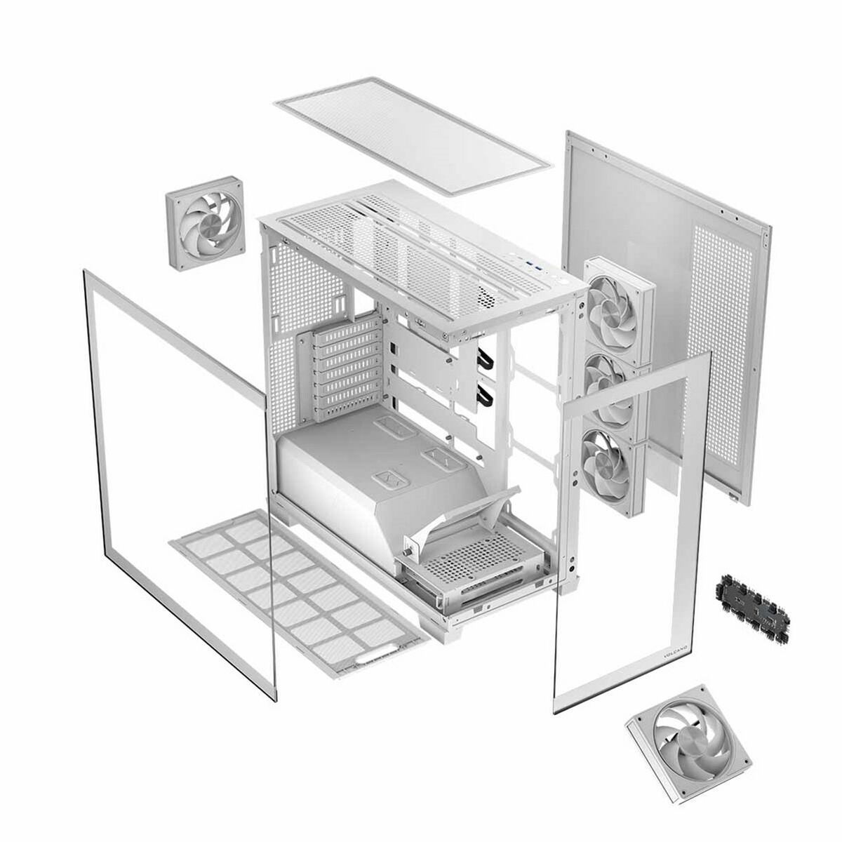 Caja Semitorre ATX Modecom AT-STELLAR-5F-ARGB-20