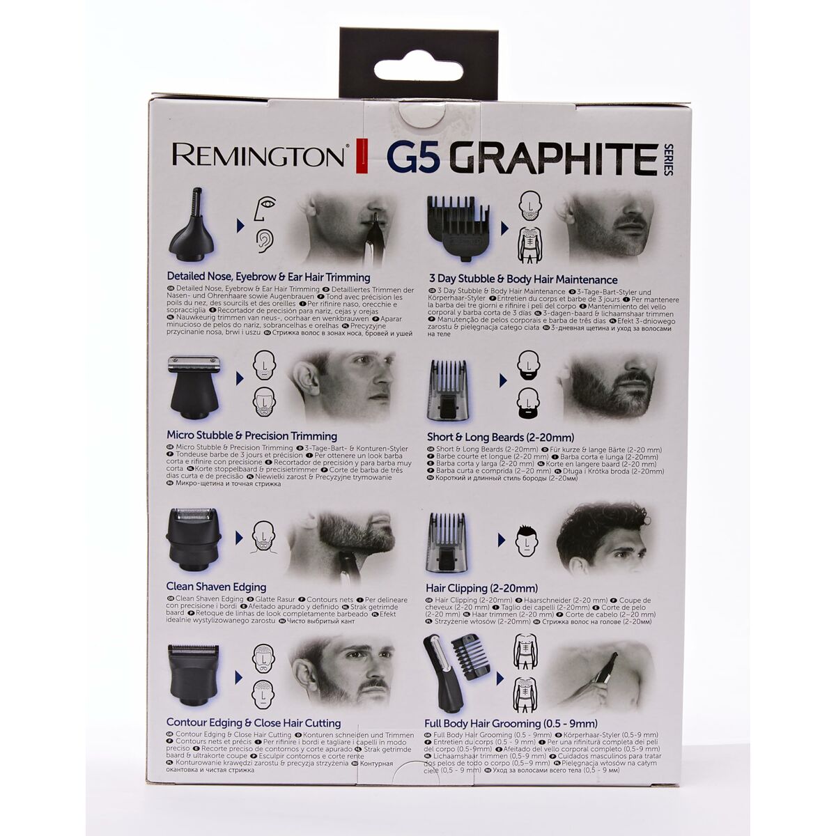 Cortapelos-Afeitadora Remington 43249560100 Negro