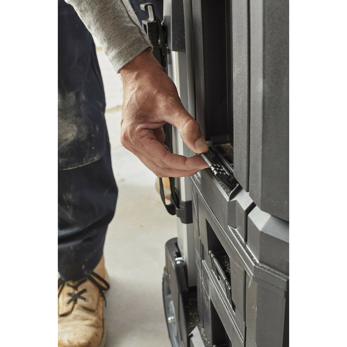 Caja de Herramientas Stanley Metal Polipropileno Plástico 1 Compartimento