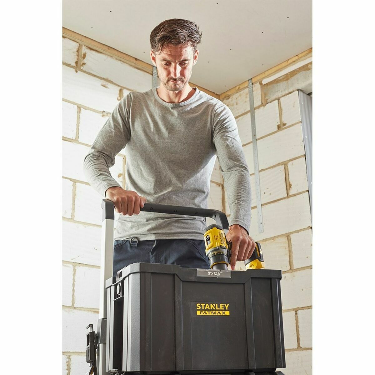 Caja de Herramientas Stanley Negro Polipropileno Plástico