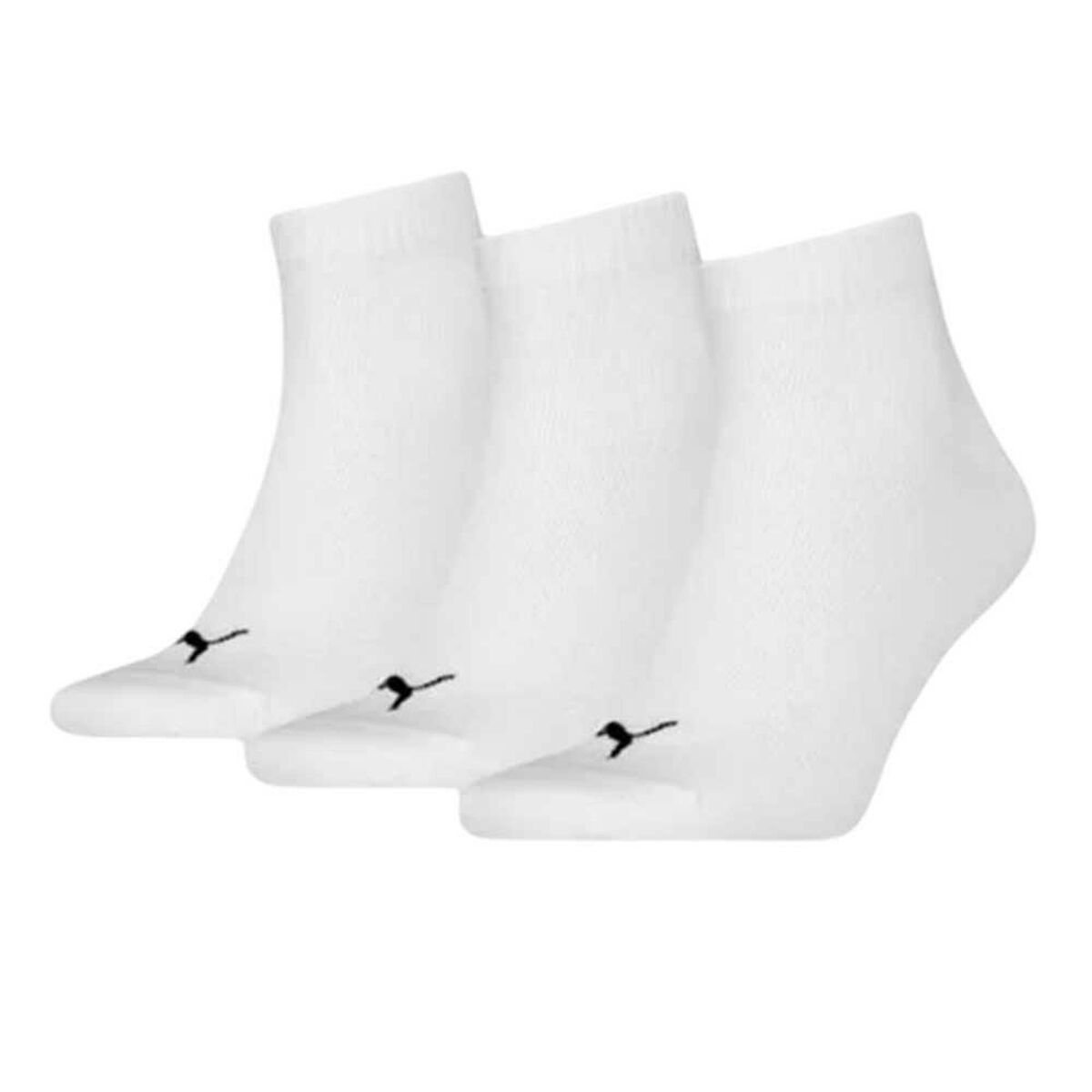 Calcetines Deportivos Puma QUARTER PLAIN 3P 701230337 300 Blanco 3 pares