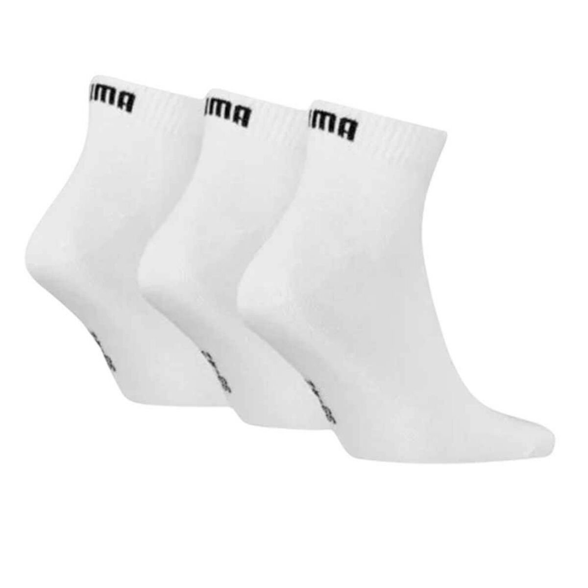 Calcetines Deportivos Puma QUARTER PLAIN 3P 701230337 300 Blanco 3 pares