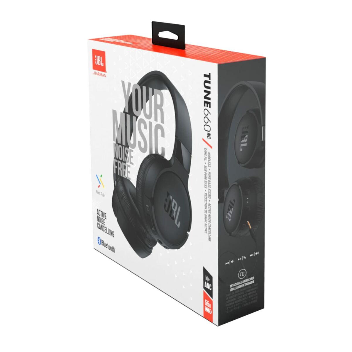 Auriculares JBL Tune 660 NC Negro