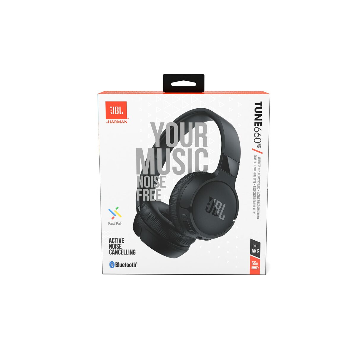 Auriculares JBL Tune 660 NC Negro
