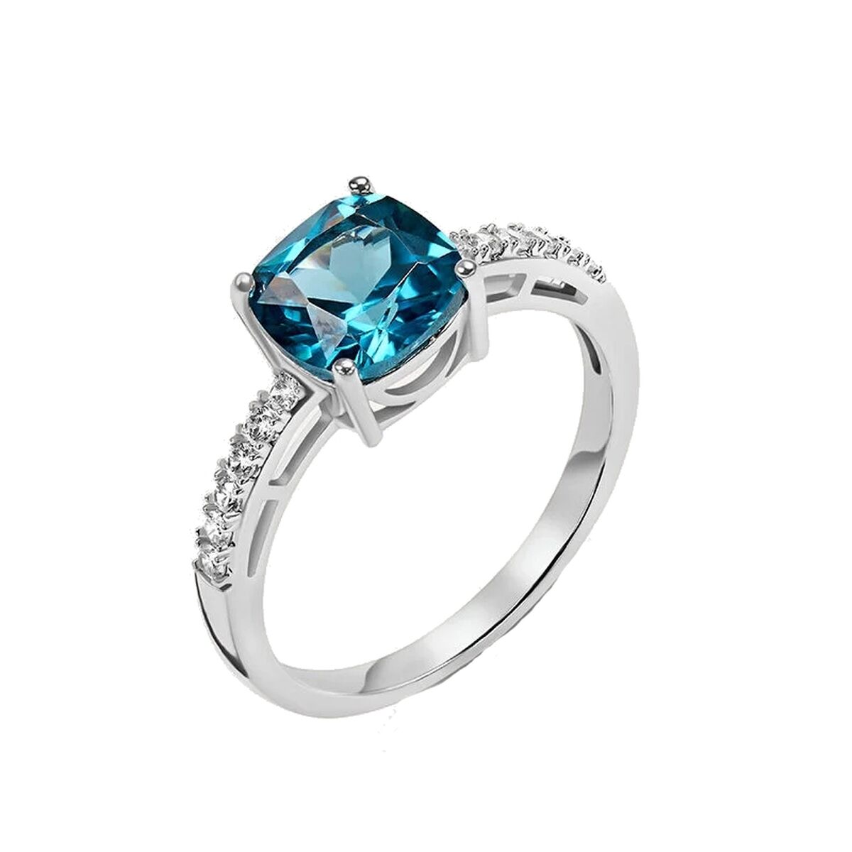 Anillo Mujer Stroili 1694290 Plateado Azul