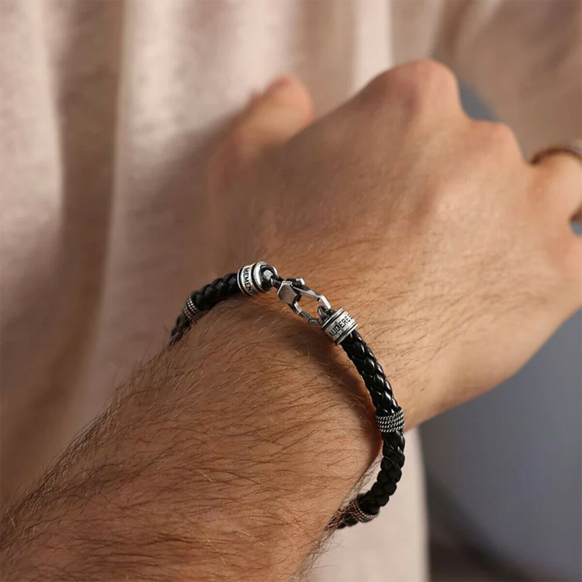 Pulsera Hombre Albert M. WSOX00605.BLK