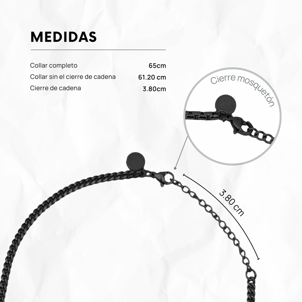 Colgante Hombre Radiant RH000269 Negro