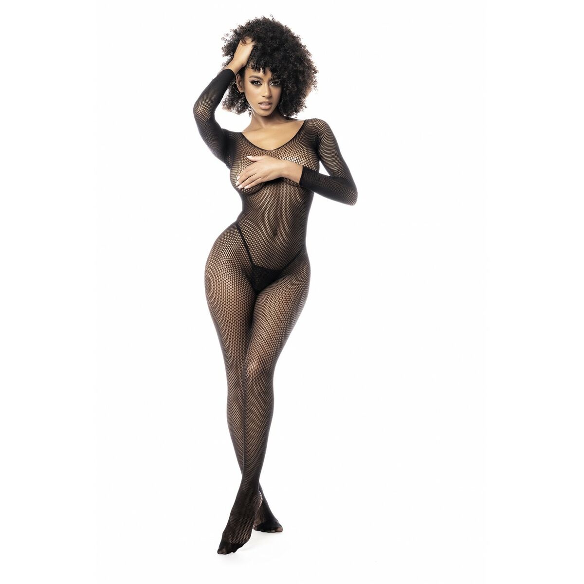 Conjunto de Lencería Mapalé Negro Talla única (Talla única)