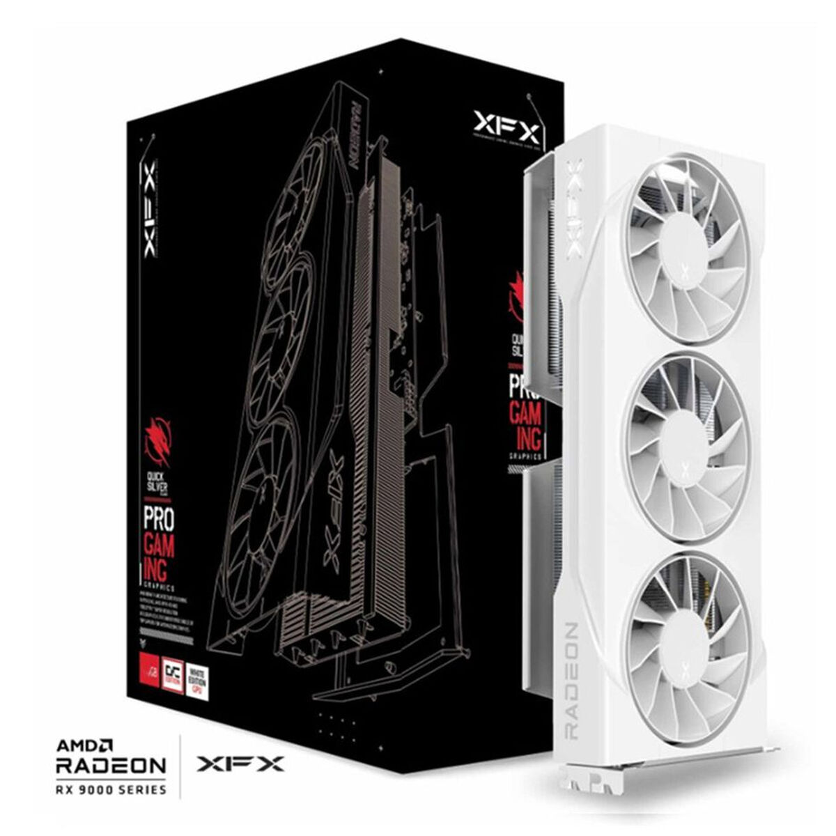 Tarjeta Gráfica XFX RX-96TS316W7 RADEON RX 9060 XT 16 GB GDDR6