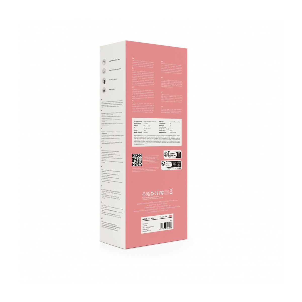 Vibrador Punto G Svakom Rosa Melocotón