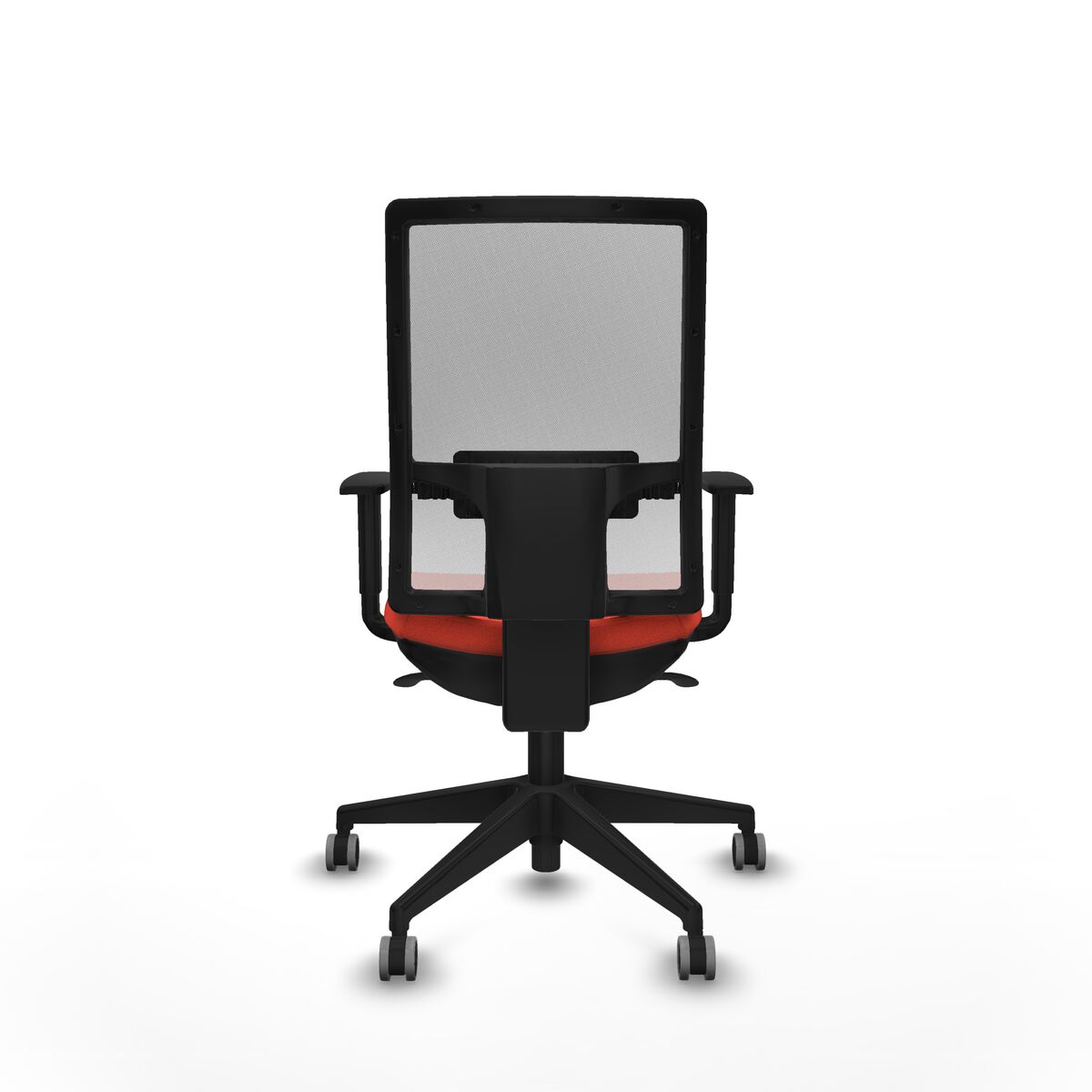 Silla de Oficina Piqueras y Crespo 1D066G0 Naranja Oscuro