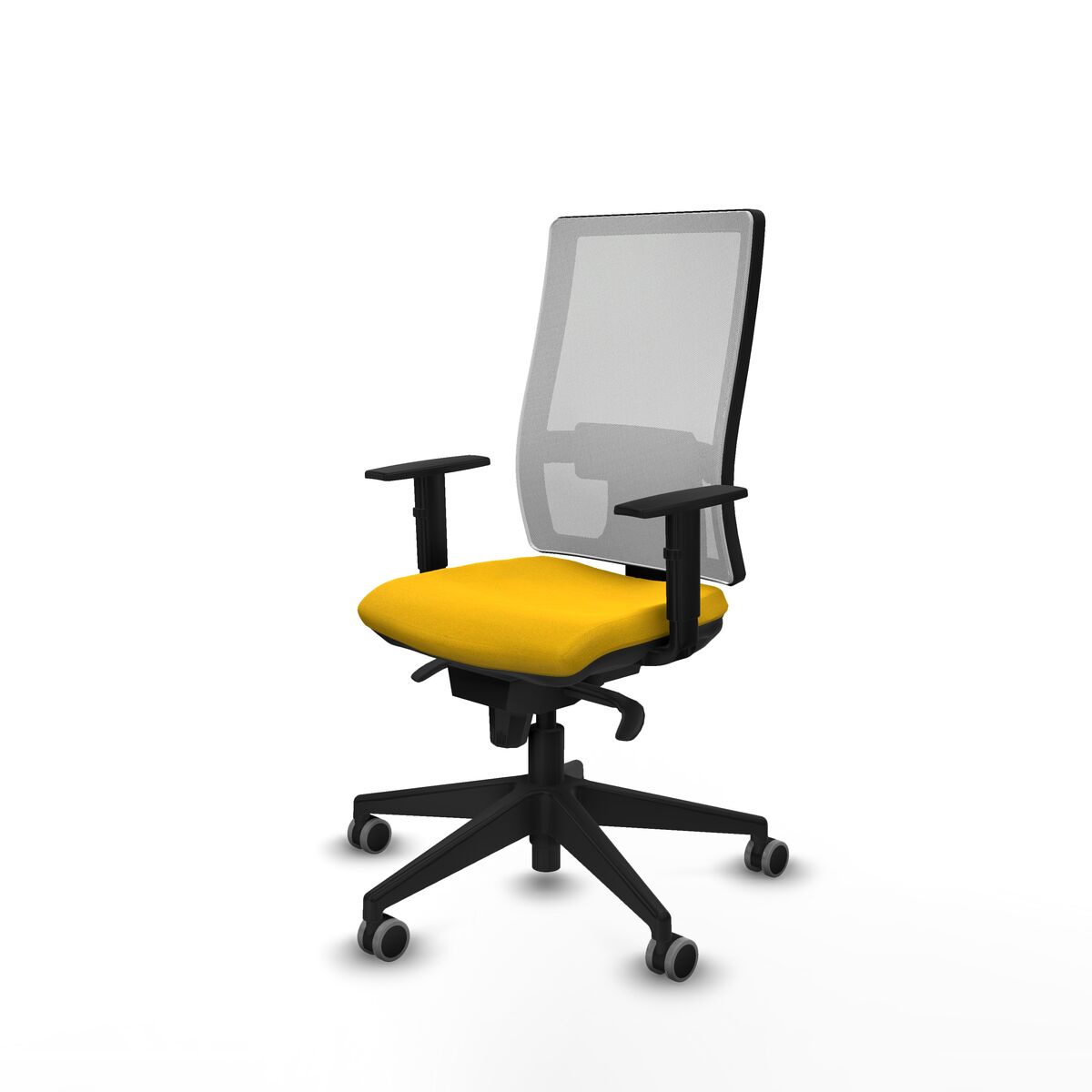 Silla de Oficina Piqueras y Crespo 1D066G0 Amarillo