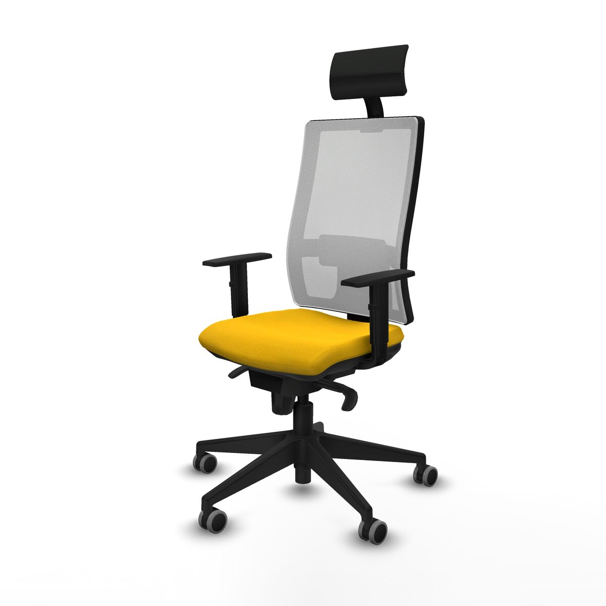 Silla de Oficina Piqueras y Crespo 1D066G1 Amarillo