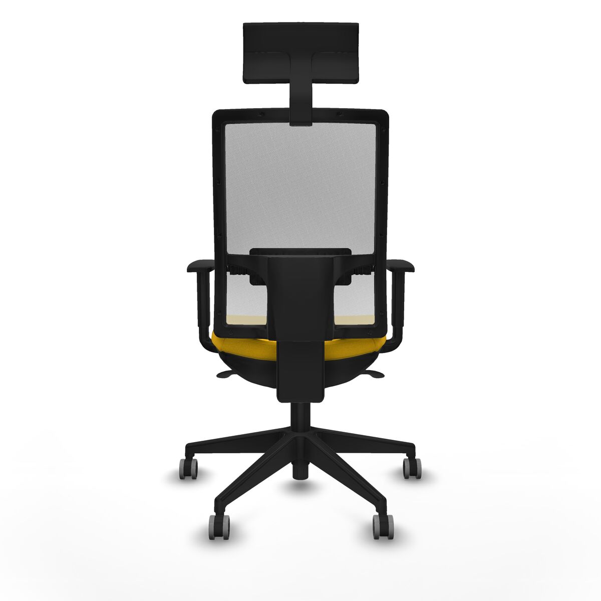 Silla de Oficina Piqueras y Crespo 1D066G1 Amarillo