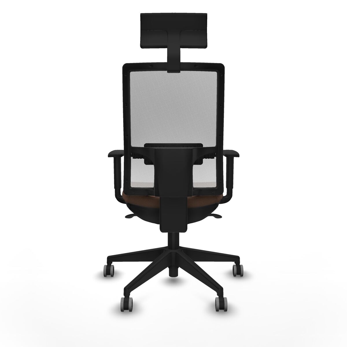 Silla de Oficina Piqueras y Crespo 1D066G1 Marrón oscuro