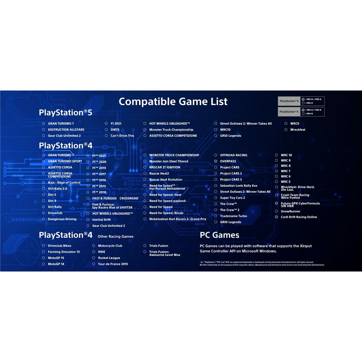 Mando HORI Racing Wheel APEX Negro