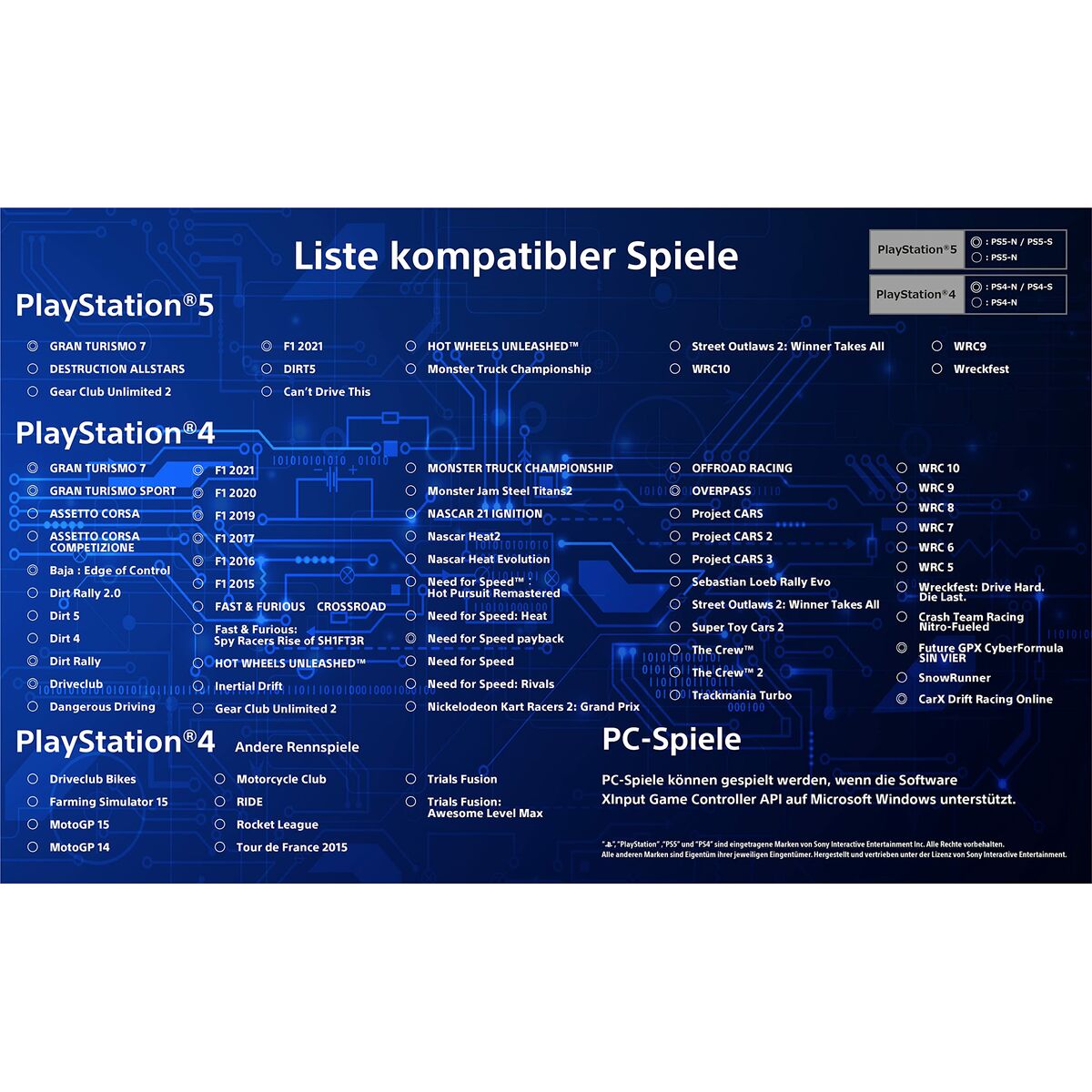 Mando HORI Racing Wheel APEX Negro