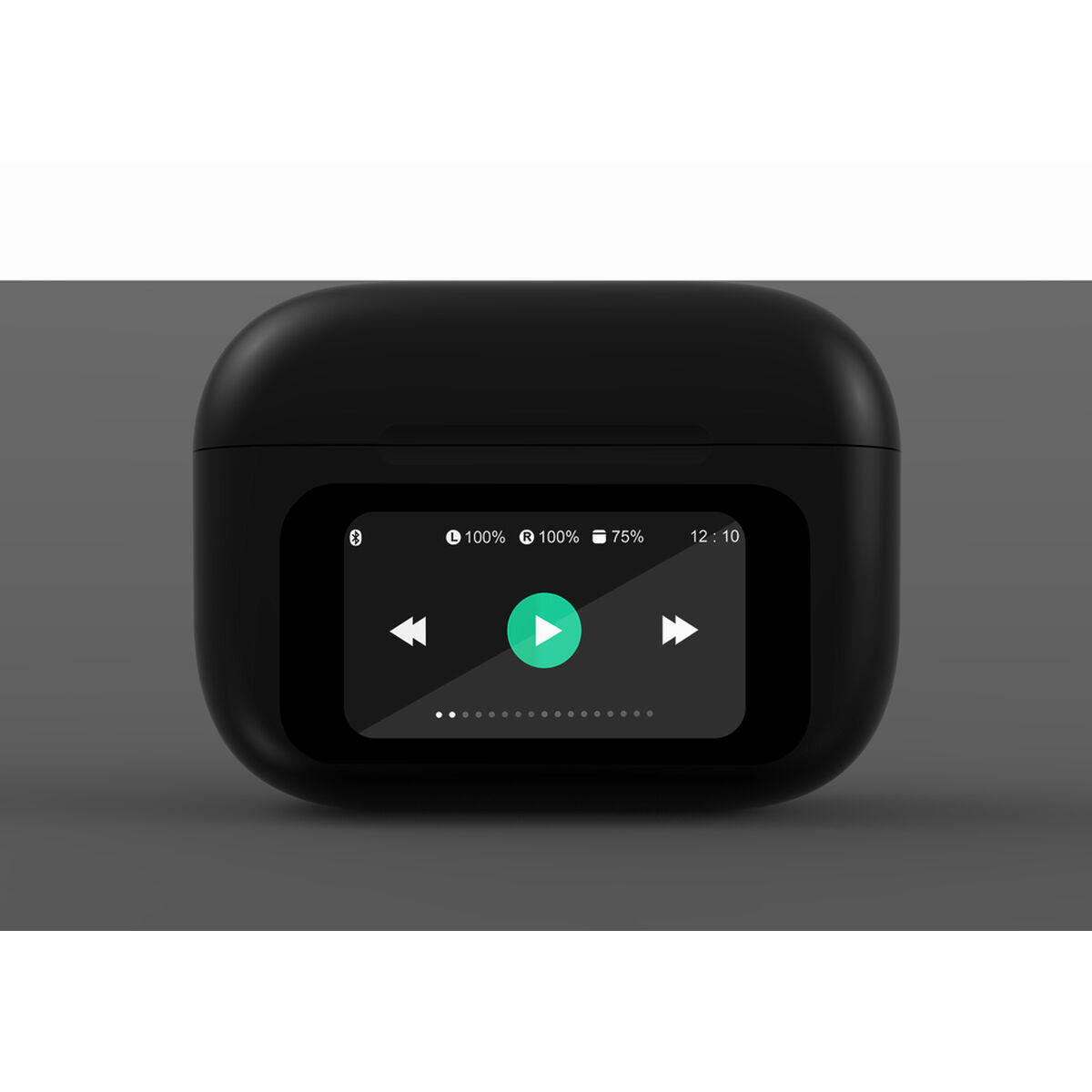 Auriculares GEMBIRD TWS-LCD-ANC-01-BK Negro