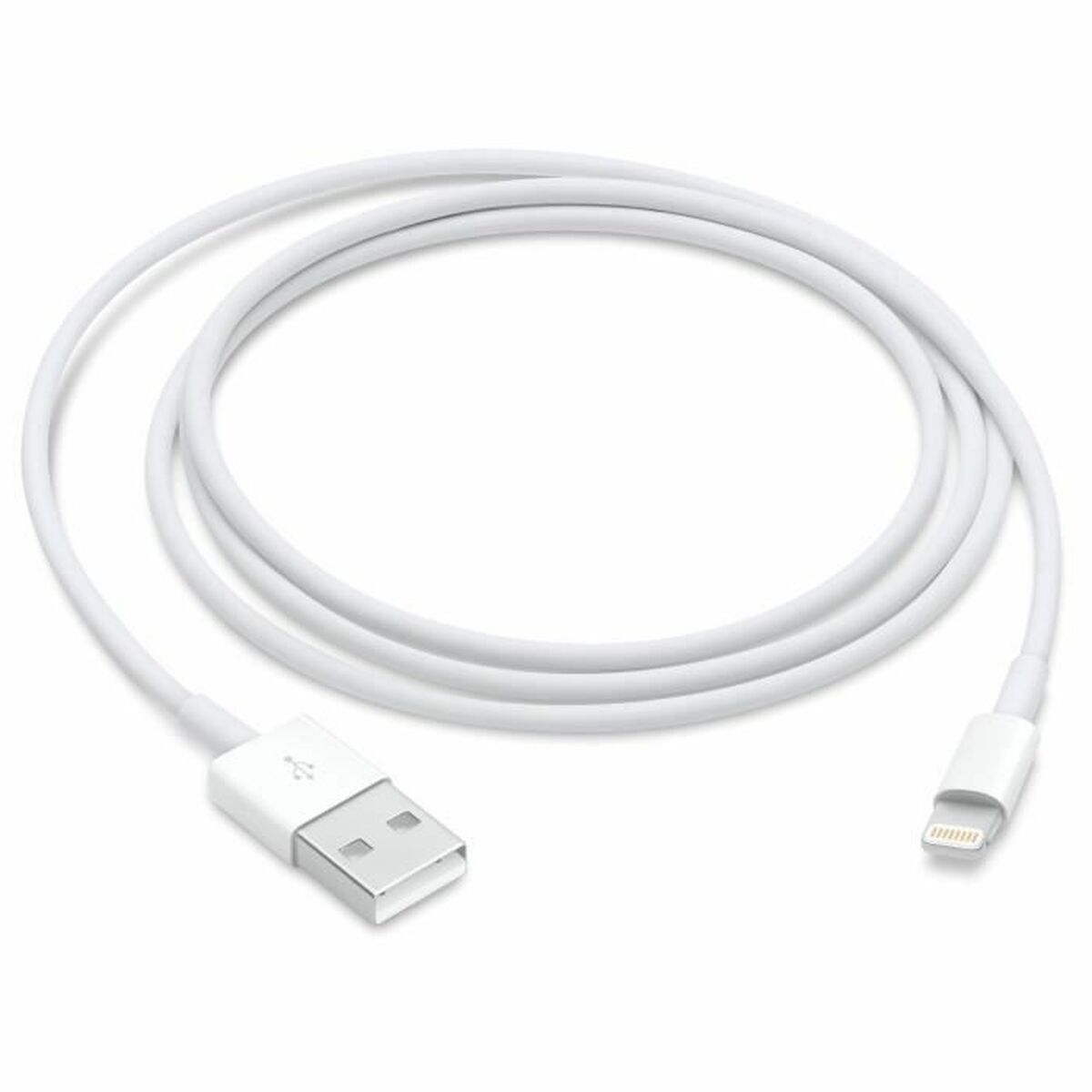 Cable USB a Lightning Apple Blanco 1 m