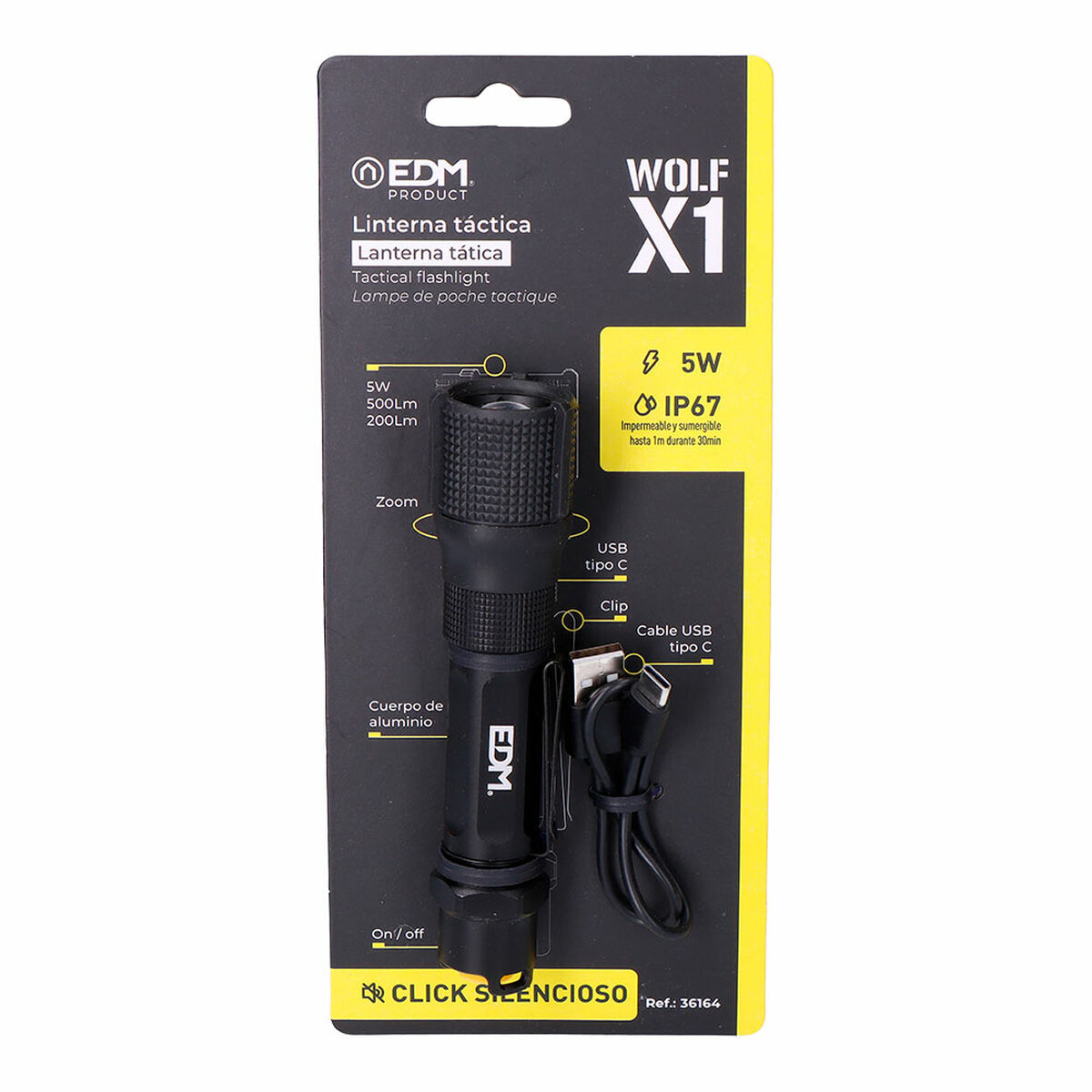 Linterna EDM 36164 5 W