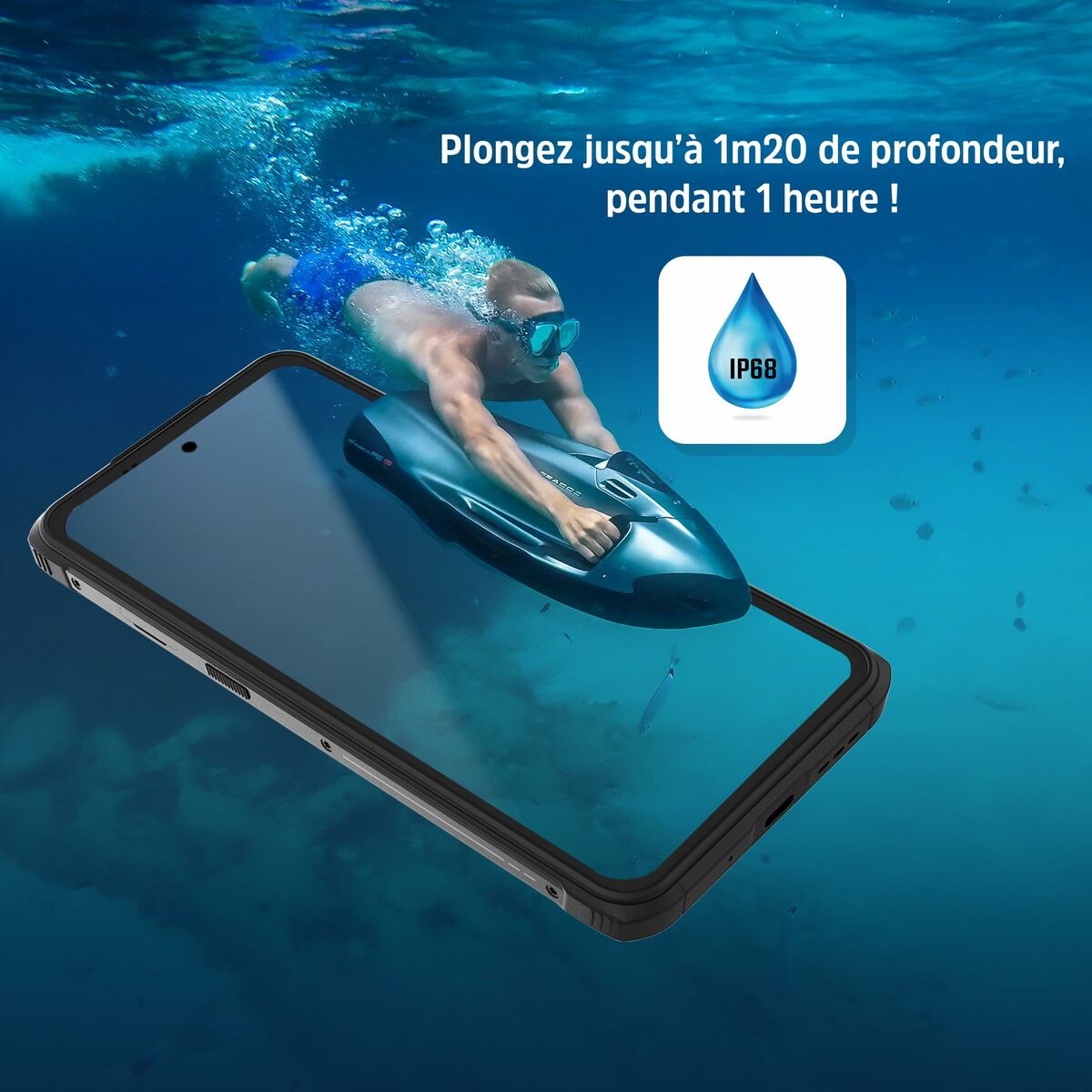 Teléfono Móvil para Mayores Energizer H67GEU Octa Core 4 GB RAM 128 GB Negro 6,78"