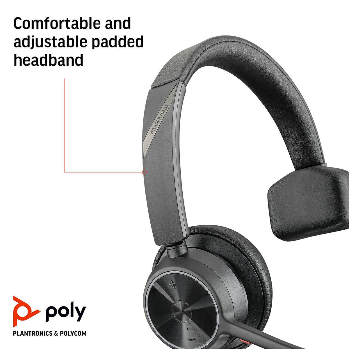 Auriculares Poly 77Y94AA Negro