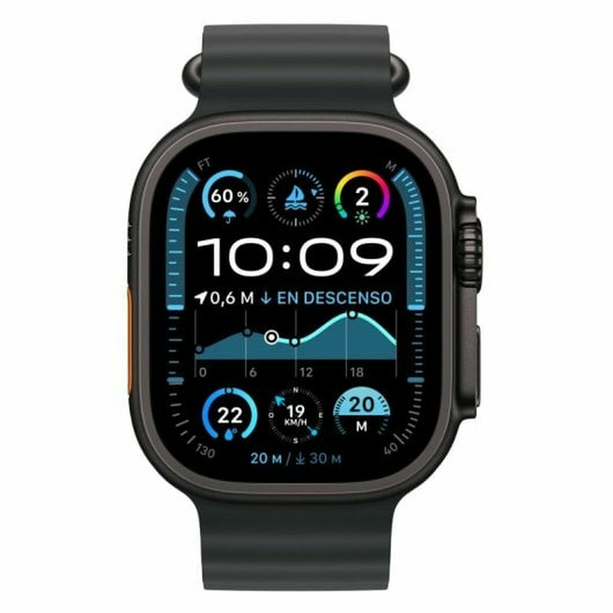 Smartwatch Apple MX4P3TY/A Negro 1,9" 49 mm